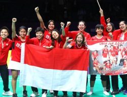 Penantian 16 Tahun, Indonesia Tembus Final Uber Cup 2024