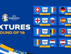 Daftar Tim Lolos 16 Besar Euro 2024 Beserta Jadwal Pertandingan
