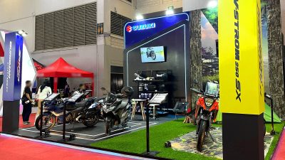 Suzuki Hadir di Jakarta Fair 2024, Pamerkan 5 Unit Sepeda Motor Andalan