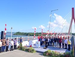 Ajak Influencer, Presiden Jokowi Resmikan Jembatan Pulau Balang PPU