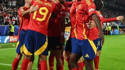 Akhiri Kutukan, Spanyol Libas Georgia Selanjutnya Hadapi Jerman di Perempat Final