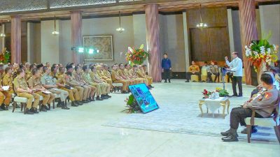 Presiden Jokowi Bawa Dua Isu Krusial dalam Rakor Bersama 517 Kepala Daerah di Istana Negara IKN