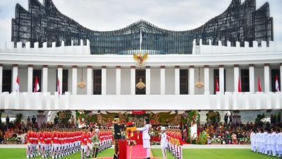 Presiden Jokowi Puas Upacara Kemerdekaan RI ke-79 di IKN Lancar dan Hikmat