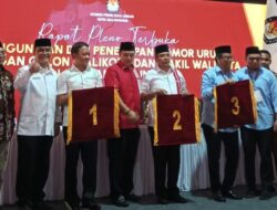 Nomor Urut Pilkada Balikpapan 2024 : Rahmad-Bagus No 1, Rendi-Eddy No 2, dan Sabani-Syukri No 3