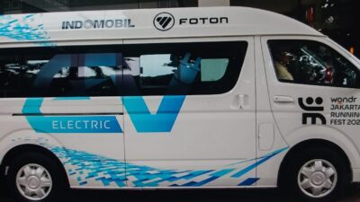 Foton di Jakarta Running Festival, Hadirkan eVIEW sebagai Kendaraan Shuttle Atlet Nasional