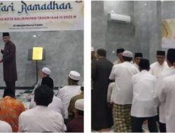 Bagus Susetyo Pimpin Safari Ramadan Keempat Pemkot Balikpapan di Masjid Al Falah Batu Ampar