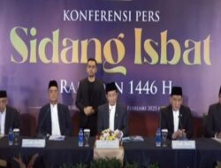 Hasil Sidang Isbat, Pemerintah Tetapkan Awal Ramadan 1446 pada 1 Maret 2025
