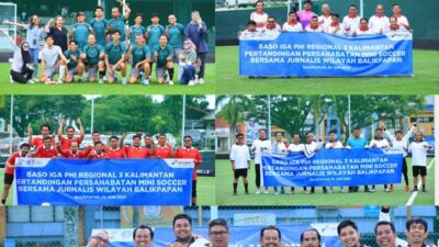 Junjung Tinggi Sportivitas, PT Pertamina Hulu Mahakam Sukses Gelar Turnamen Mini Soccer bersama Insan Pers