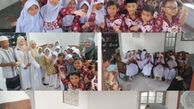 Kunjungan Penuh Makna, Murid MI SCM Balikpapan Berbagi dan Doa Bersama di Panti Asuhan Assakinah